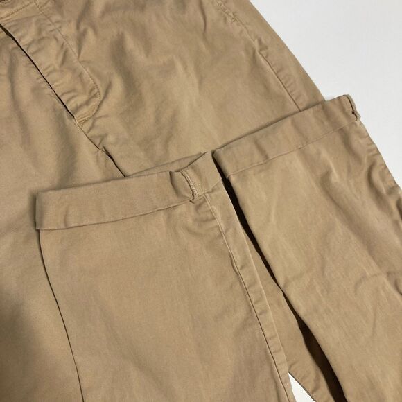 CURRENT/ELLIOTT Cuffed Button Fly Khaki Trouser Pants Women’s Size 28 - Picture 5 of 10